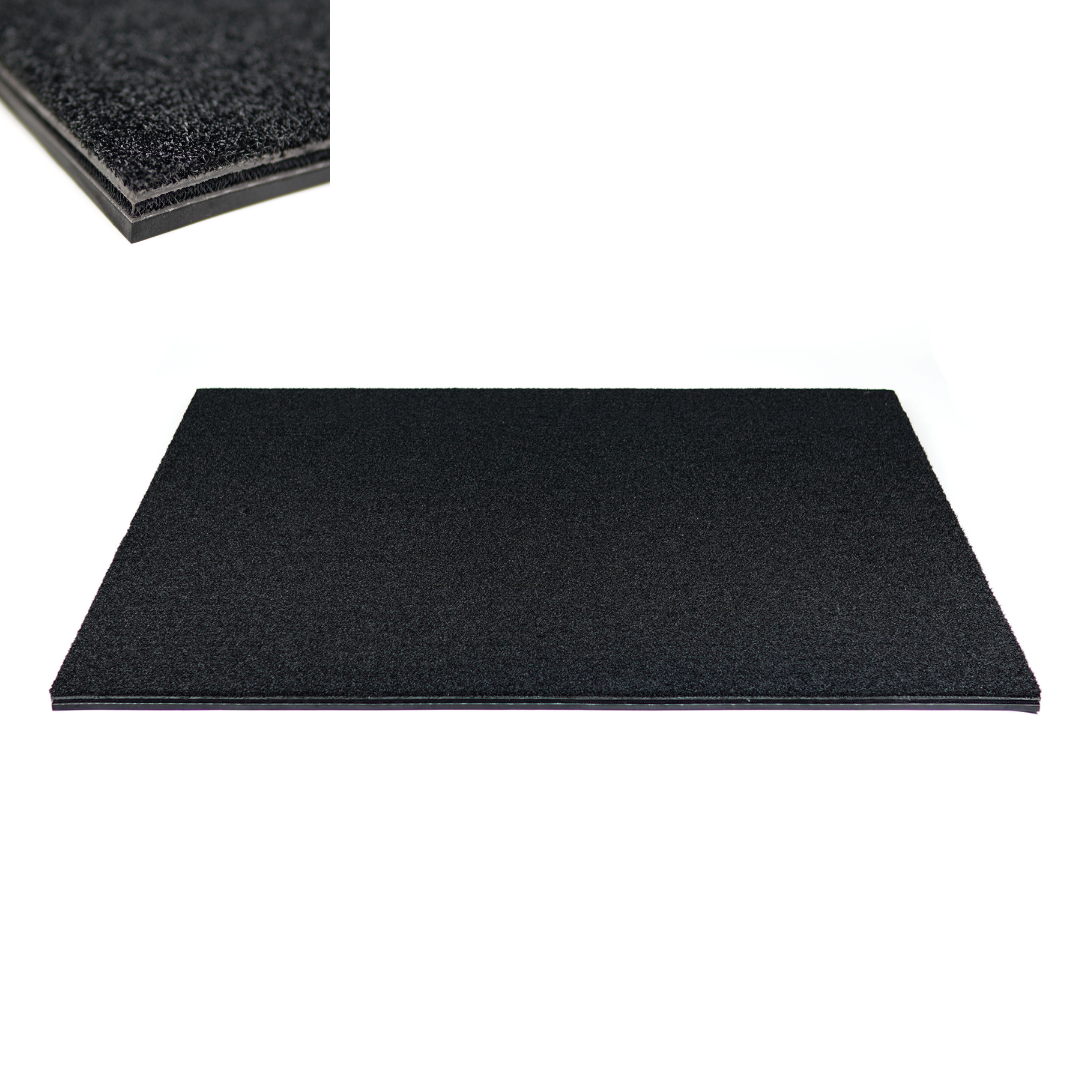 Limited Edition 3D Premium Fibre Golf Mat Black 150cm x 150cm (PRE-ORDER)