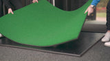 Limited Edition 3D Premium Fibre Golf Mat Black